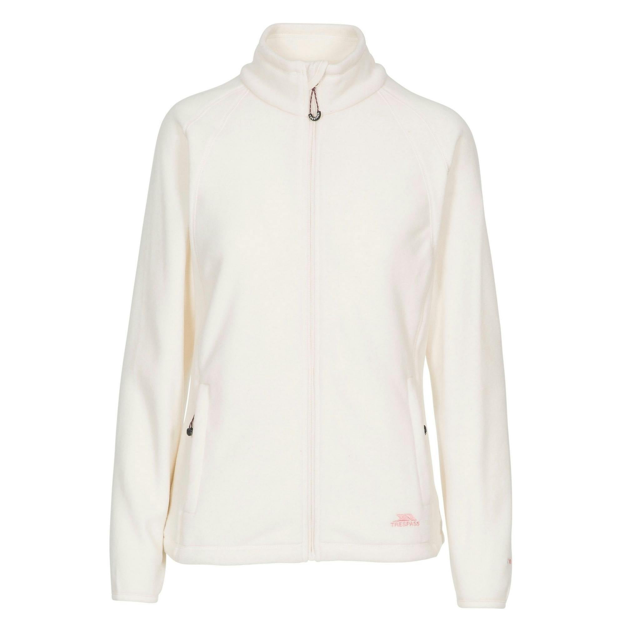 Trespass Women's Nonstop Fleece Jacket - Ghost - S - Ghost - 100% Polyester