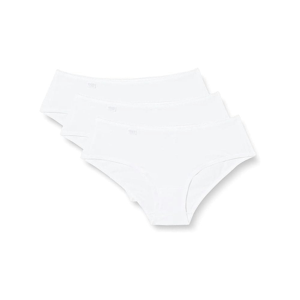 Sloggi Women's White 24/7 3-Pack Microfibre Hipster Briefs, - 16