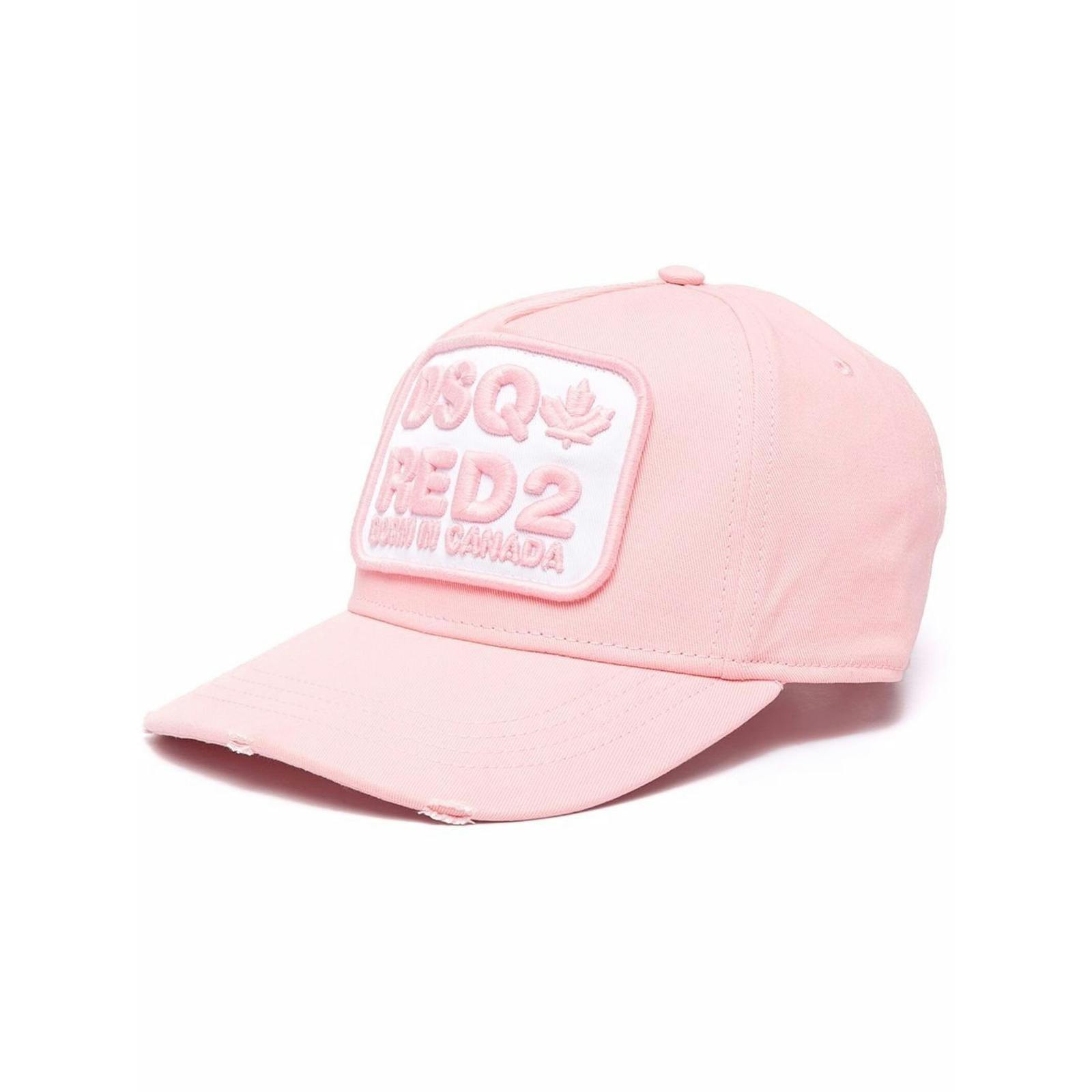 Dsquared Pink Dsq-Red2 Logo Cap In - One Size
