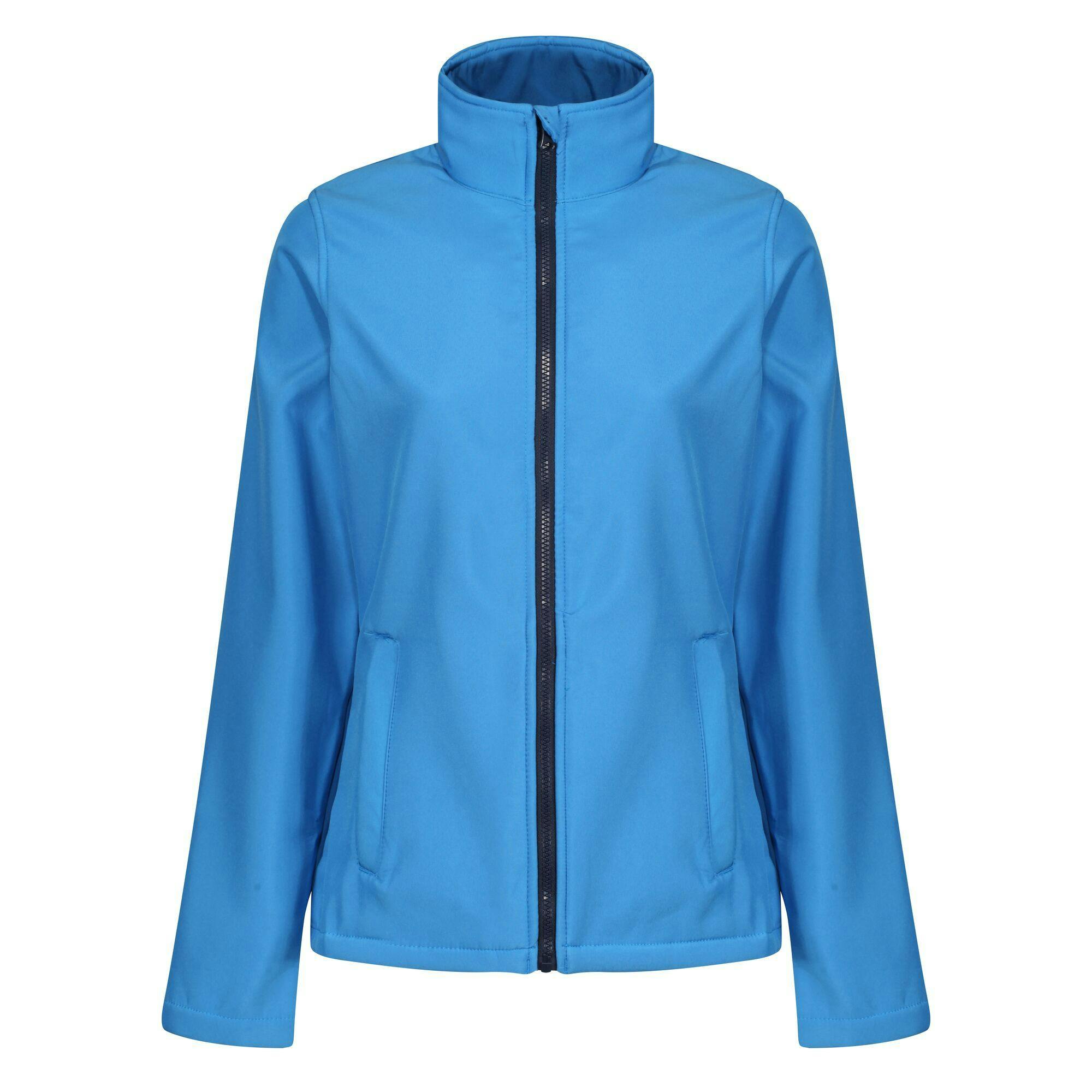 Regatta (20, French Blue/Navy) Standout Womens/Ladies Ablaze Printable Soft Shell Jacket - Image 3