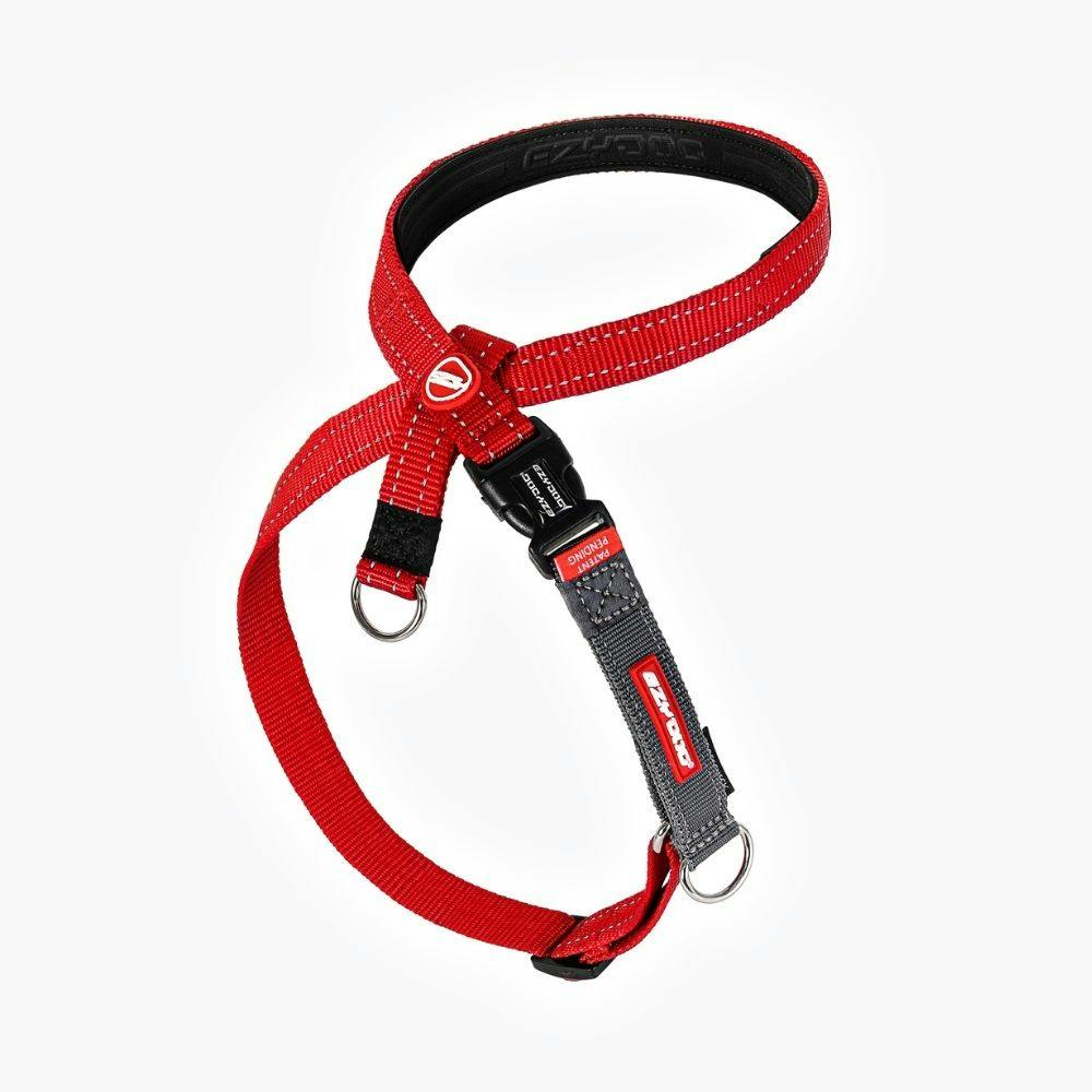 Ezydog Red Crosscheck Dog Harness In - M - M
