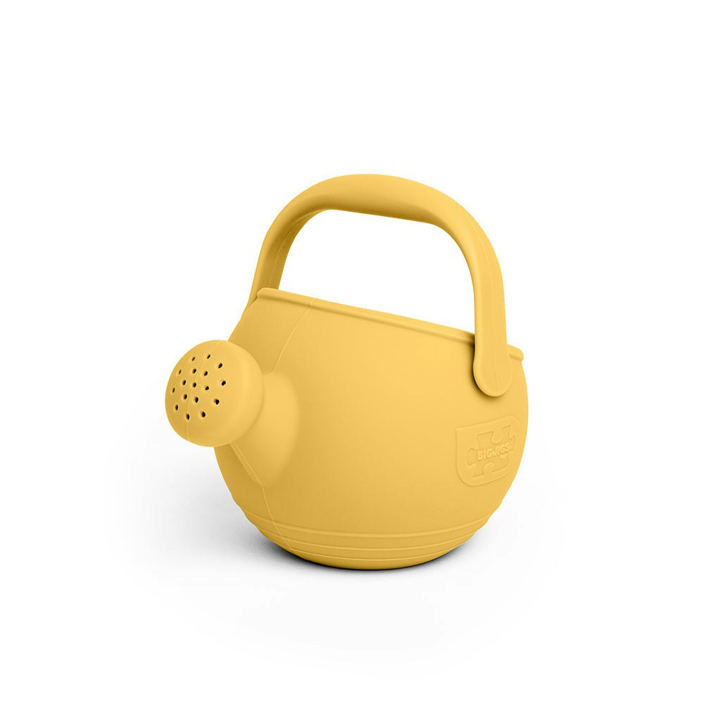 Bigjigs Toys Yellow Silicone Watering Can - Honey
