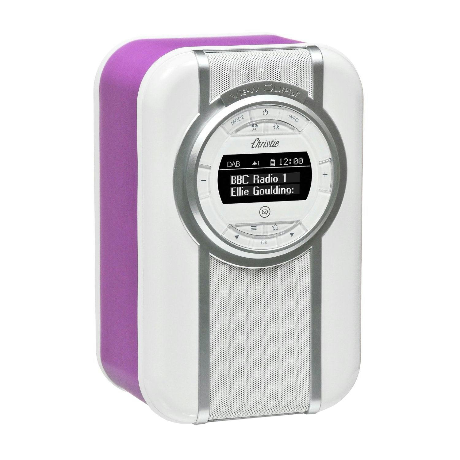 Vq View Quest Christie Dab/Dab+/Fm Radio With Nfc / Bluetooth - Radiant Orchid