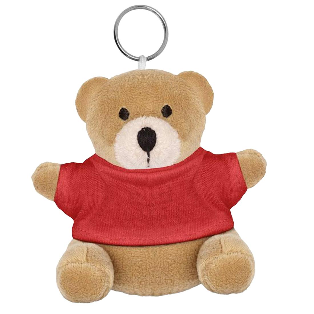 Midocean Red Teddy Bear Keyring - One Size