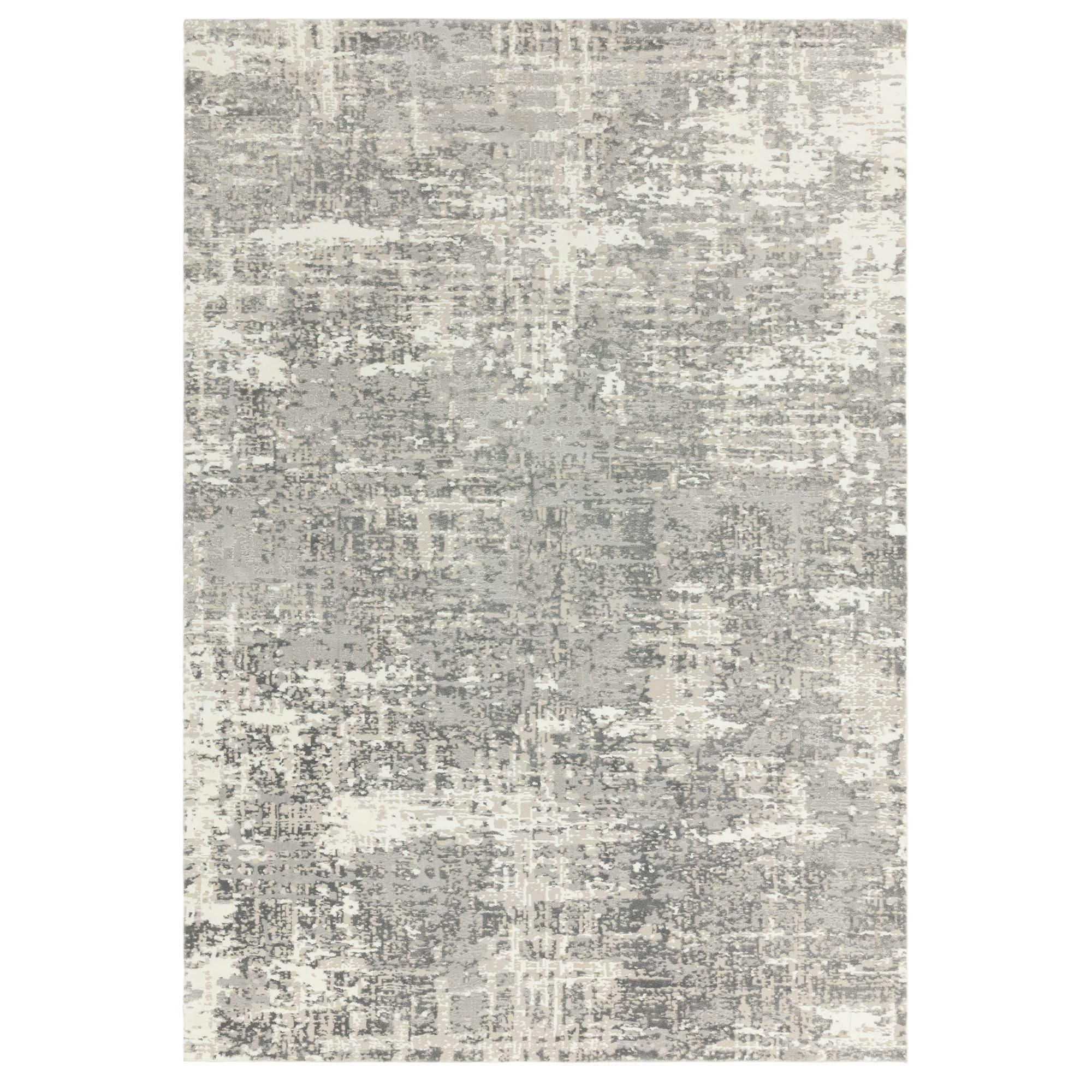 Rackhams Silver Stellar St12 Distressed Rug - 80X150cm