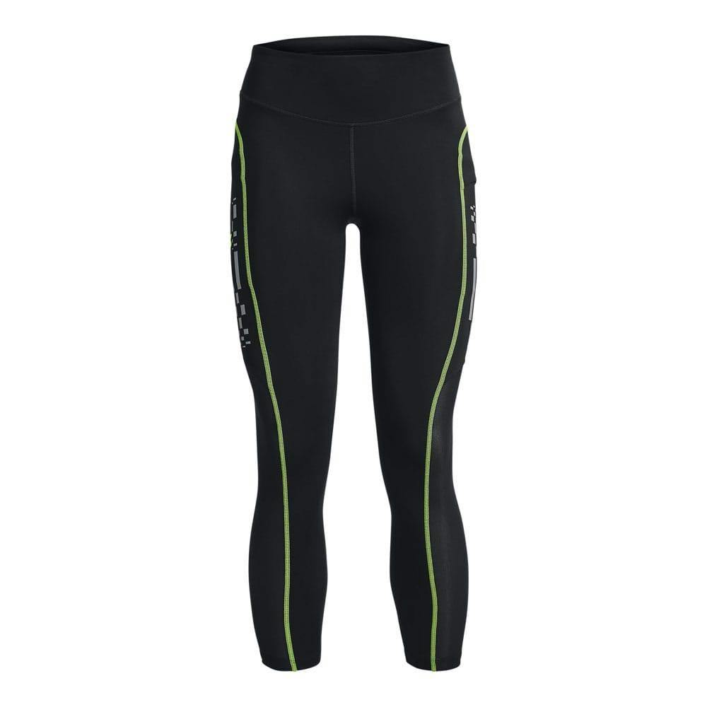 Under Armour Women's Black Run Anywhere Leggings - 8 Uk - 100% Mixed