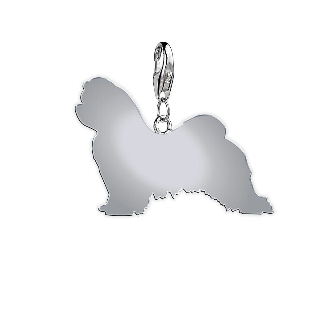 Mylee London Silver Maltese Silhouette Charm - Clip On Charm - Yes