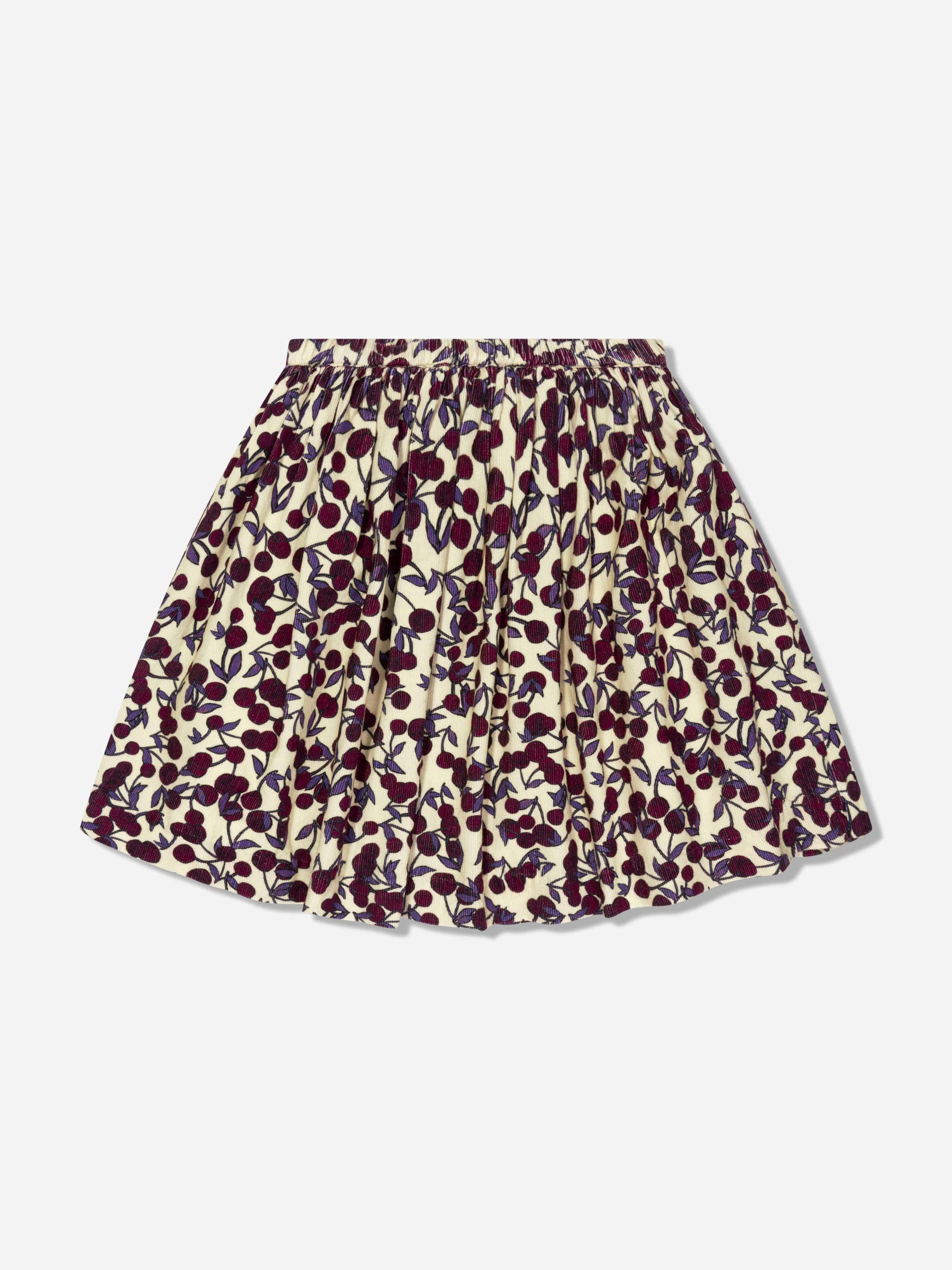 Bonpoint Girls Suzon Cotton Skirt In Multicolour - Multicoloured - 12 Yrs