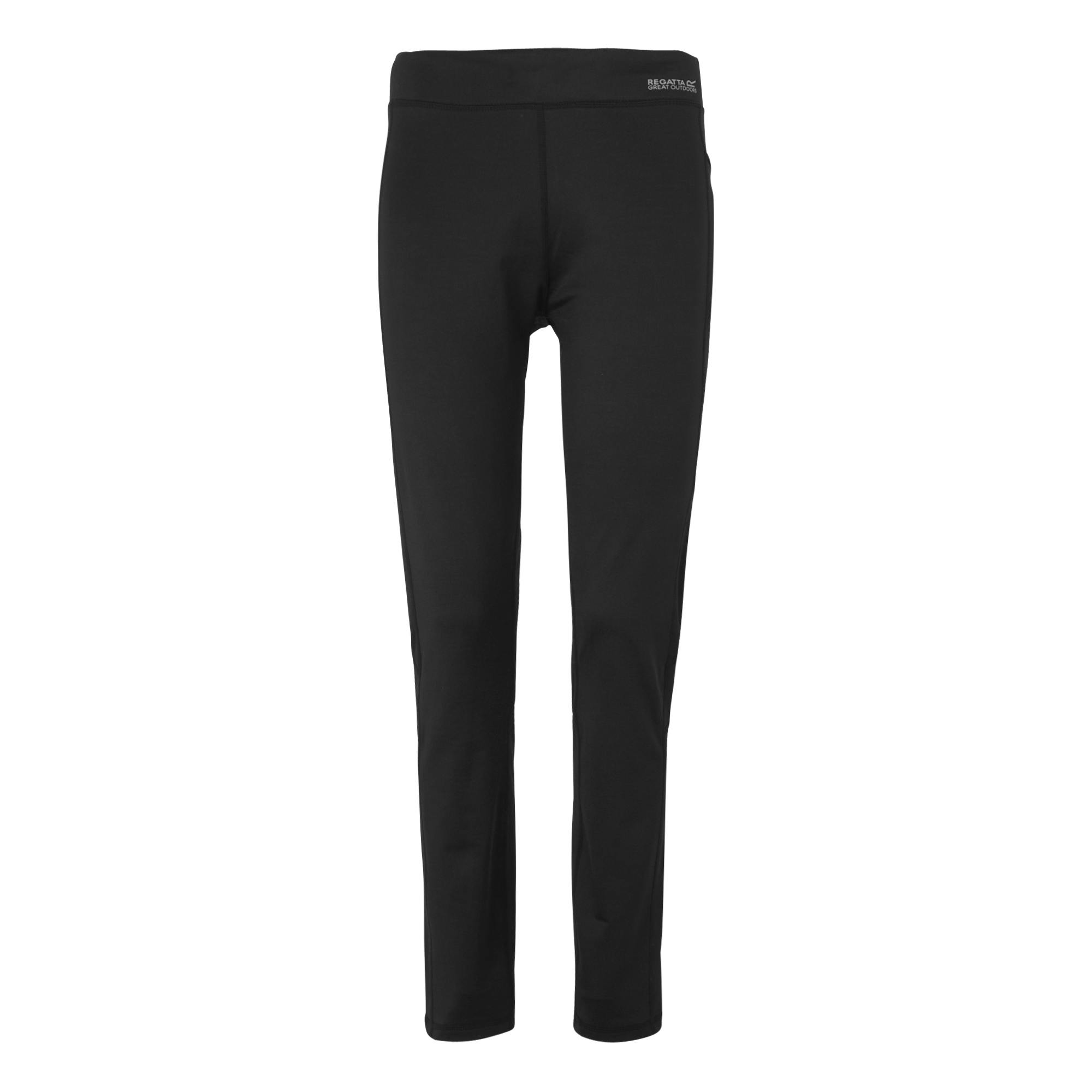 Regatta Women's Black Holeen Ii Winter Leggings - 20L - 93% Polyester/7% Elastane