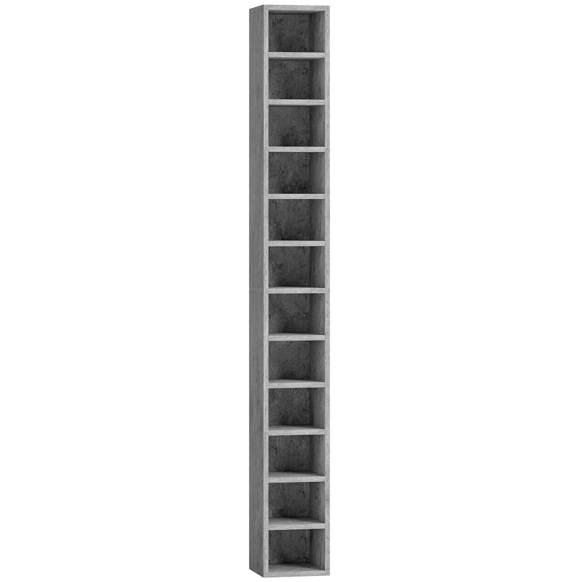 B&Q - 204 Cd Storage TowerTall Storage Tower With 12 TiersCement Grey - Image 6