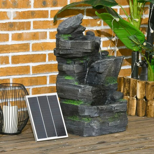 Solar-powered features