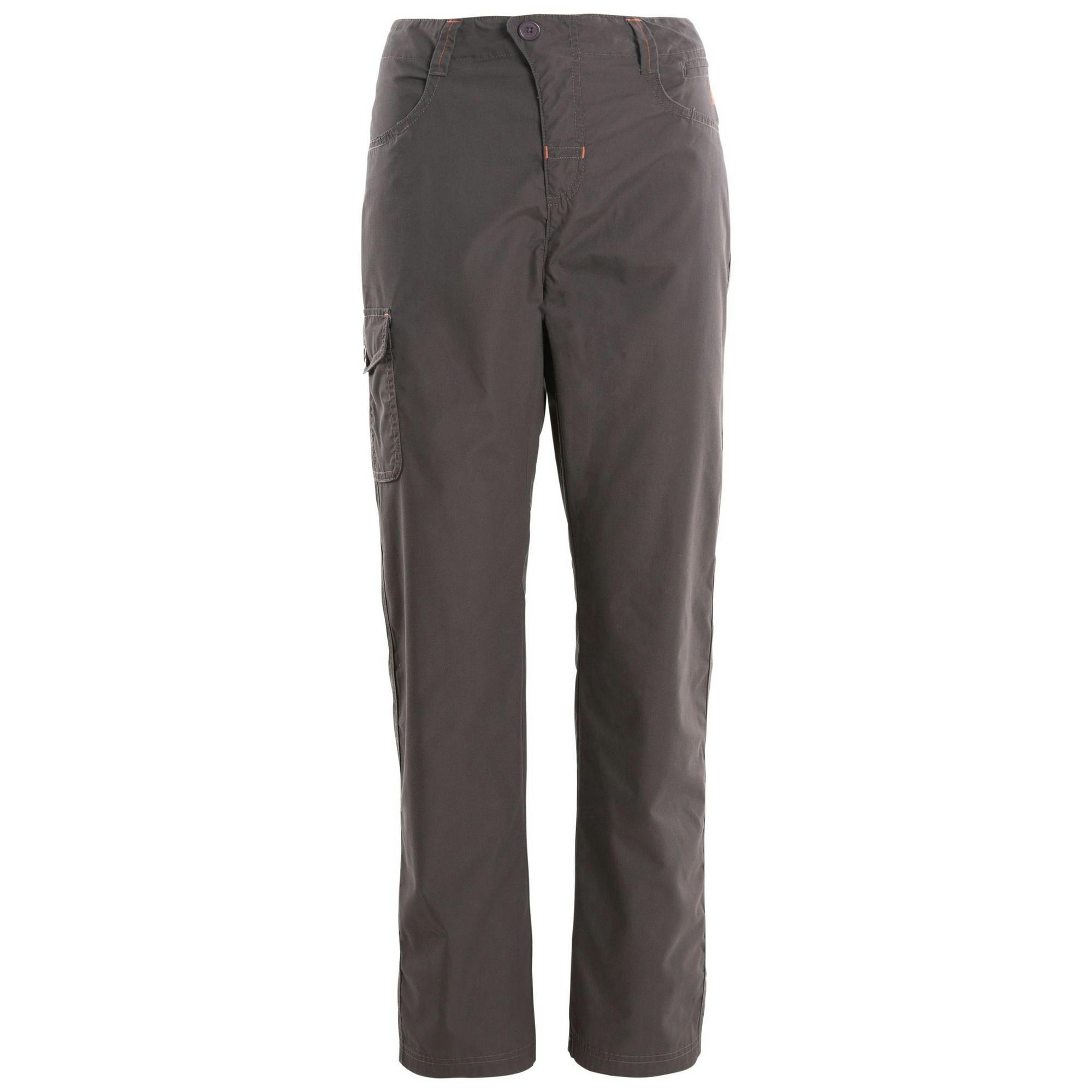 Trespass Women's / Rambler Water Repellent Outdoor Trousers - Carbon - Xxl - Carbon - 65% Polyester/35% Cotton