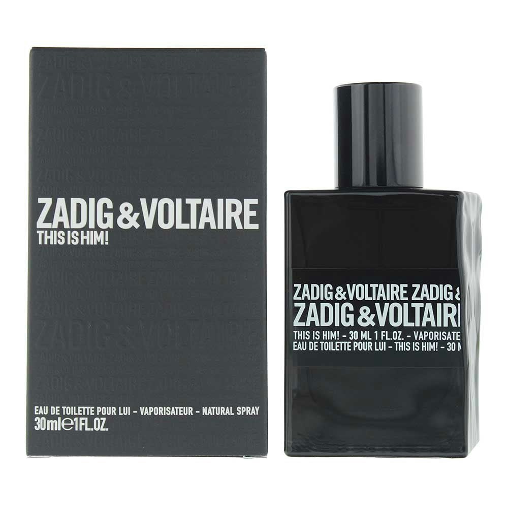 Zadig Voltaire Men's Black This Is Him! Eau De Toilette 30Ml