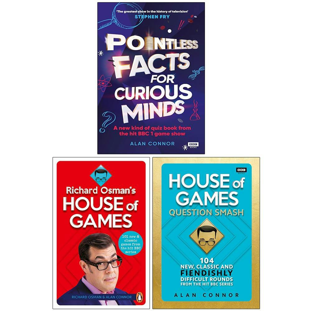 Pointless Facts ,House of Games,Richard Osman's House of Games 3 Books Set - Image 6