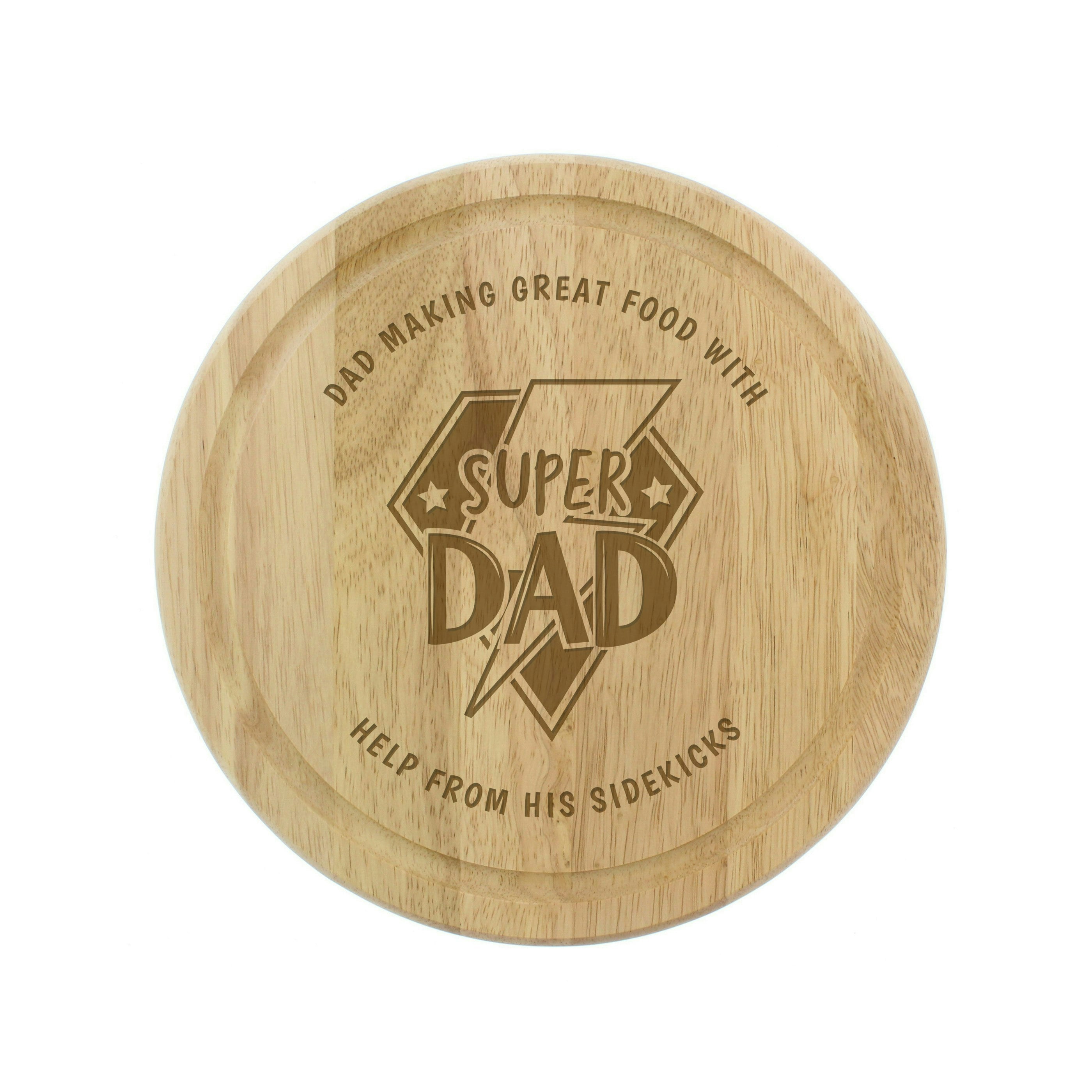 Rackhams Personalised Super Dad Chopping Board
