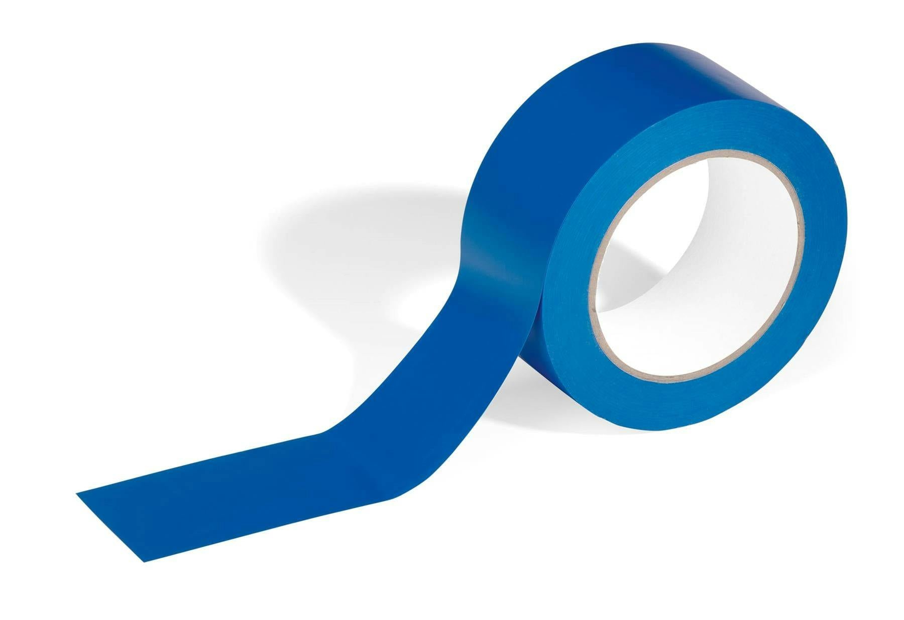 Rackhams Blue Duraline Strong Removable Pvc Floor Marking Tape | 50Mm X 33M |