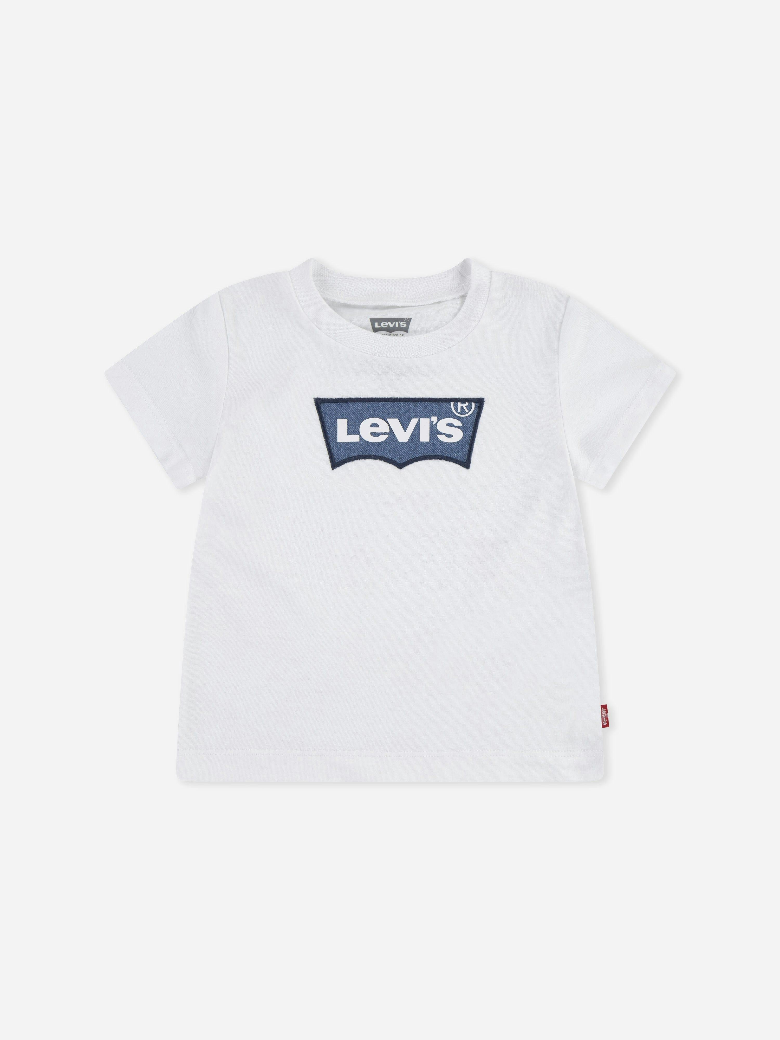 Levi's Kids Wear Boys White Levi's Baby My First Batwing T-Shirt In - 4 Yrs