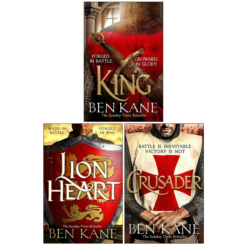 Orion Richard The Lionheart Collection 3 Books Set By Ben Kane Crusader, Lionheart, King