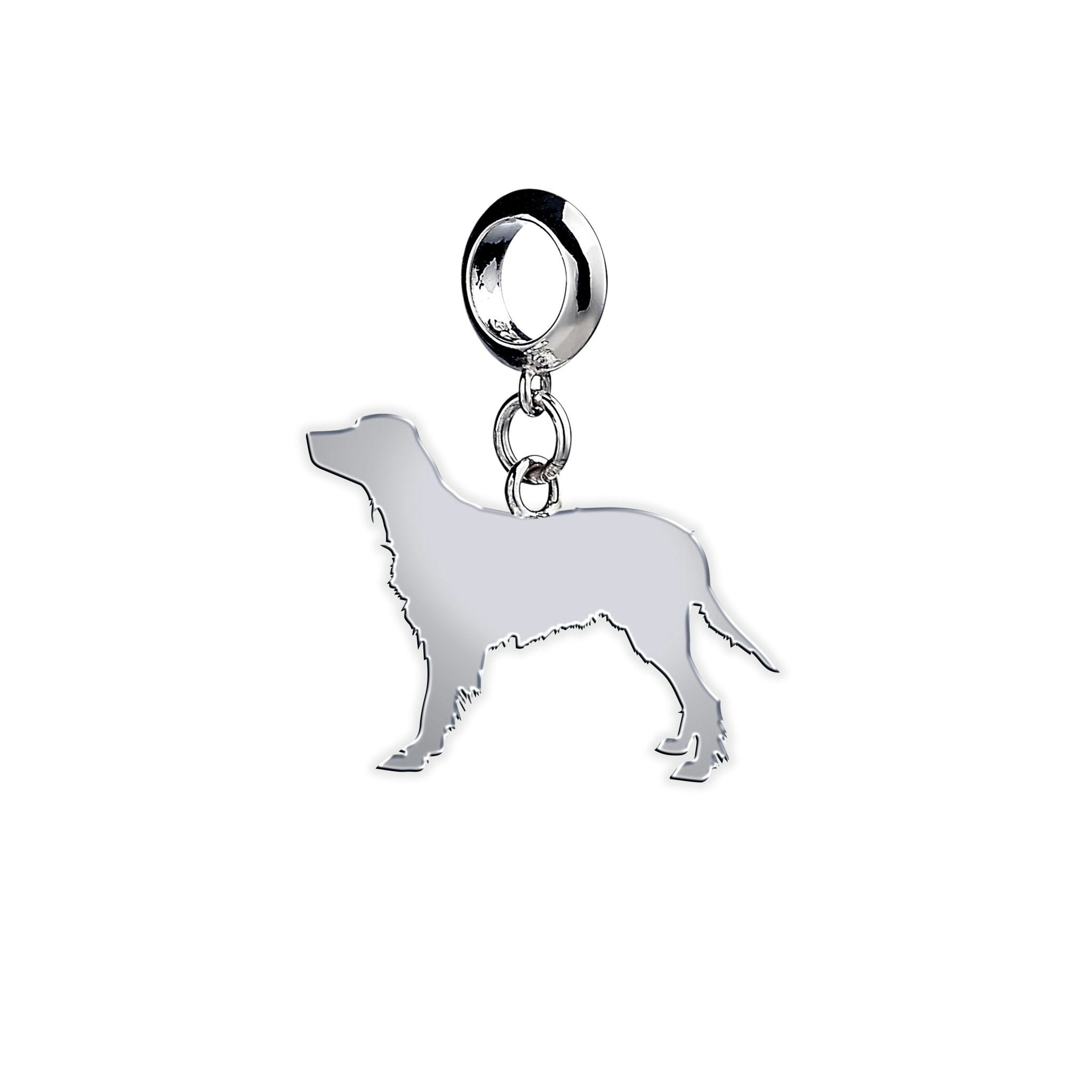 Mylee London Silver Gordon Setter Silhouette Charm - No - Slider Charm