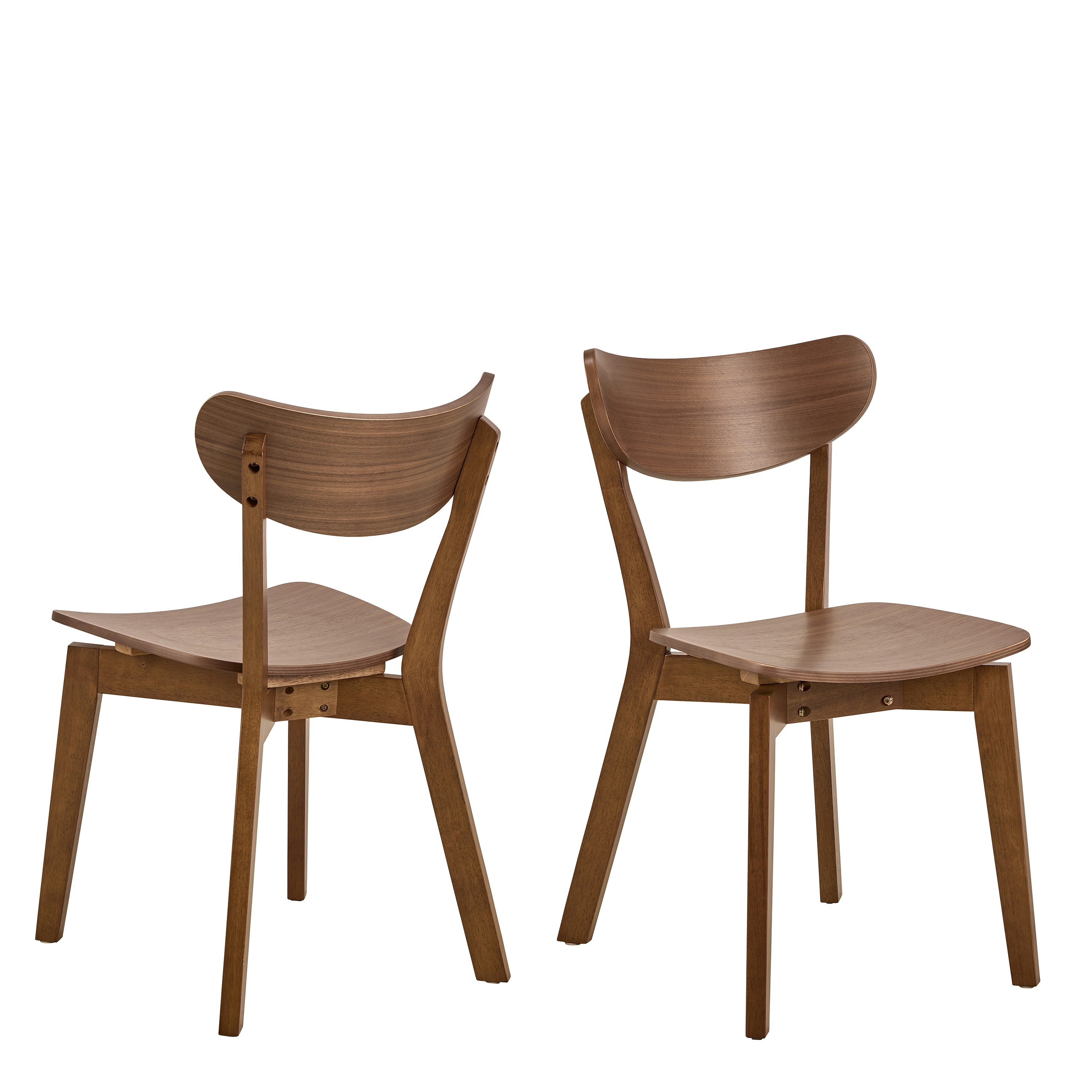 Furniture To Go Roxby Dining Chairs In Walnut Set Of - 1 Size 2