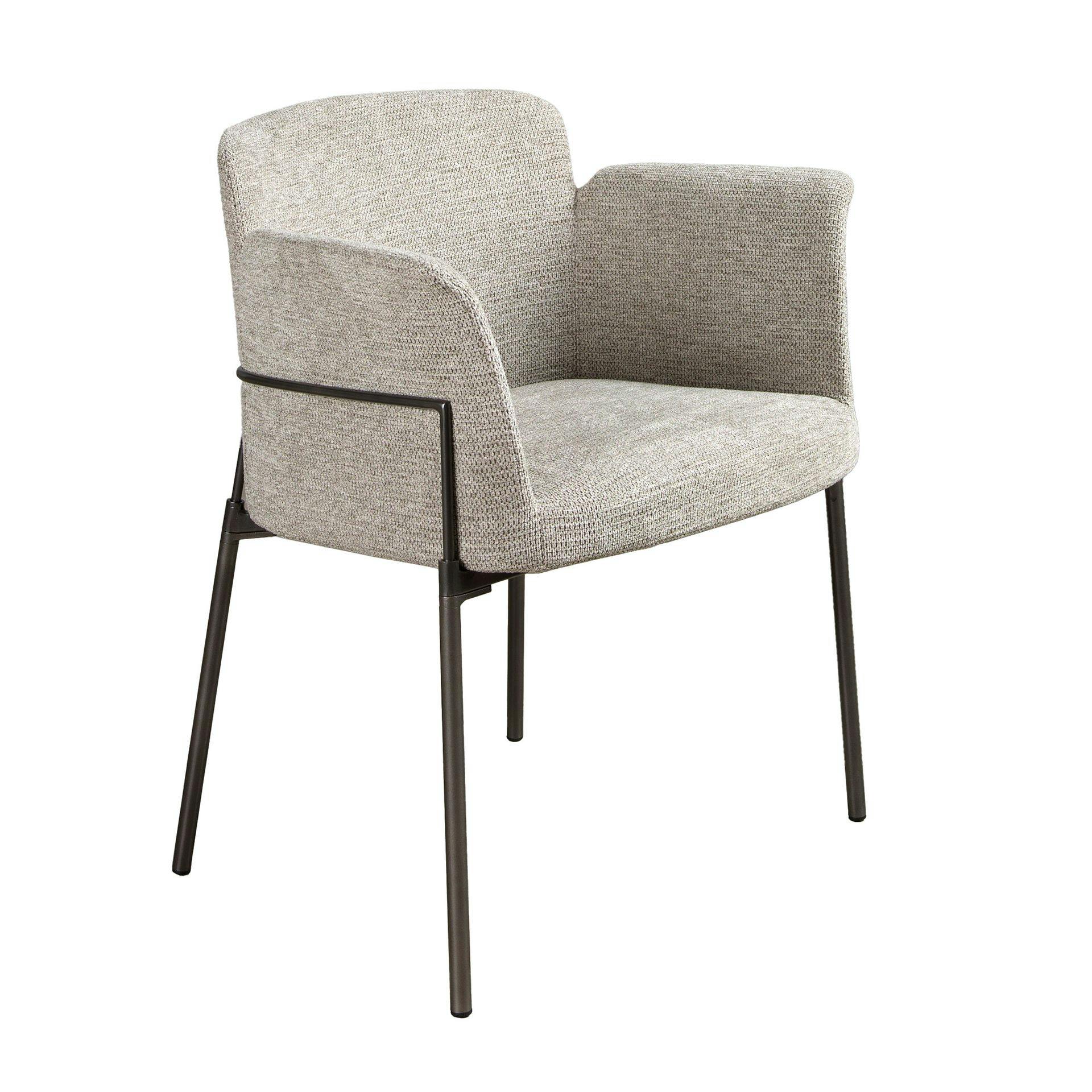 Angel Cerdá Grey Fabric Chair 4170