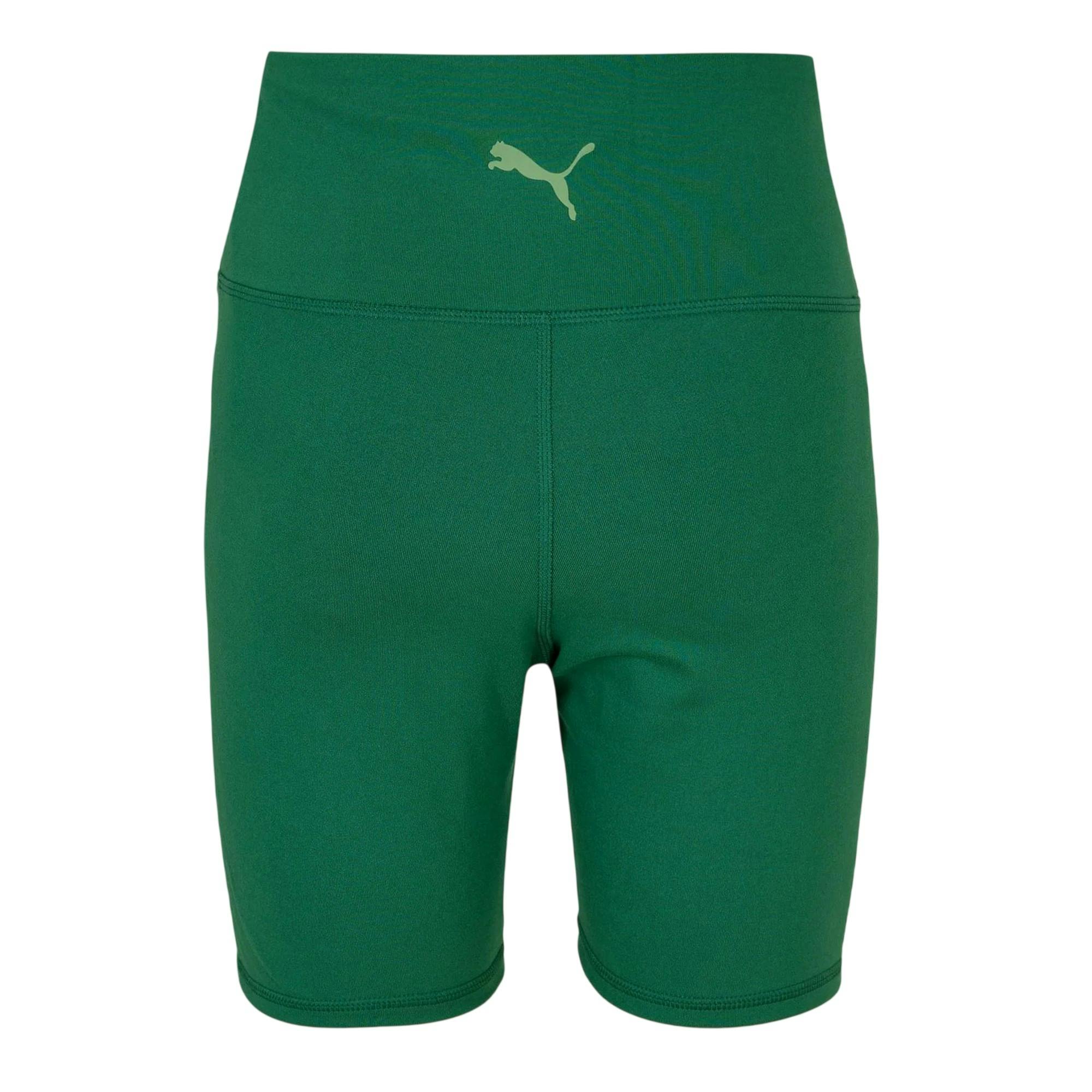 Puma Women's Green / Train Cycling Shorts - Vine - 14 Uk - Vine