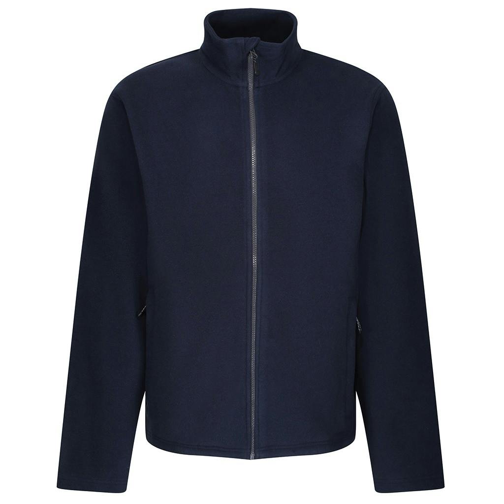 Regatta Men's Microfleece Recycled Jacket - Navy - Xl - Navy - 100% Recycled Polyester