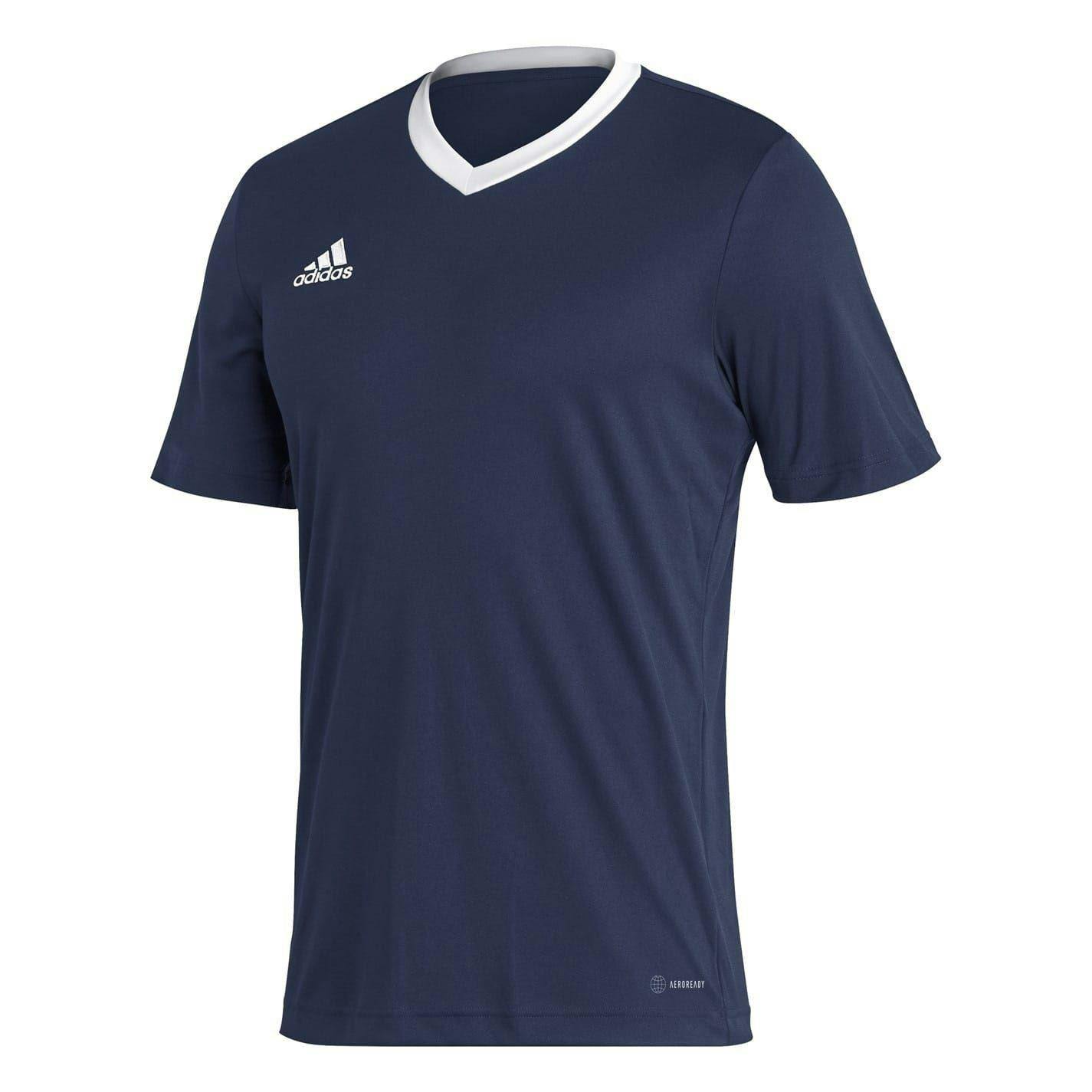 Adidas Men's Entrada 22 Jersey - Navy - Xxl - Navy - 100% Recycled Polyester