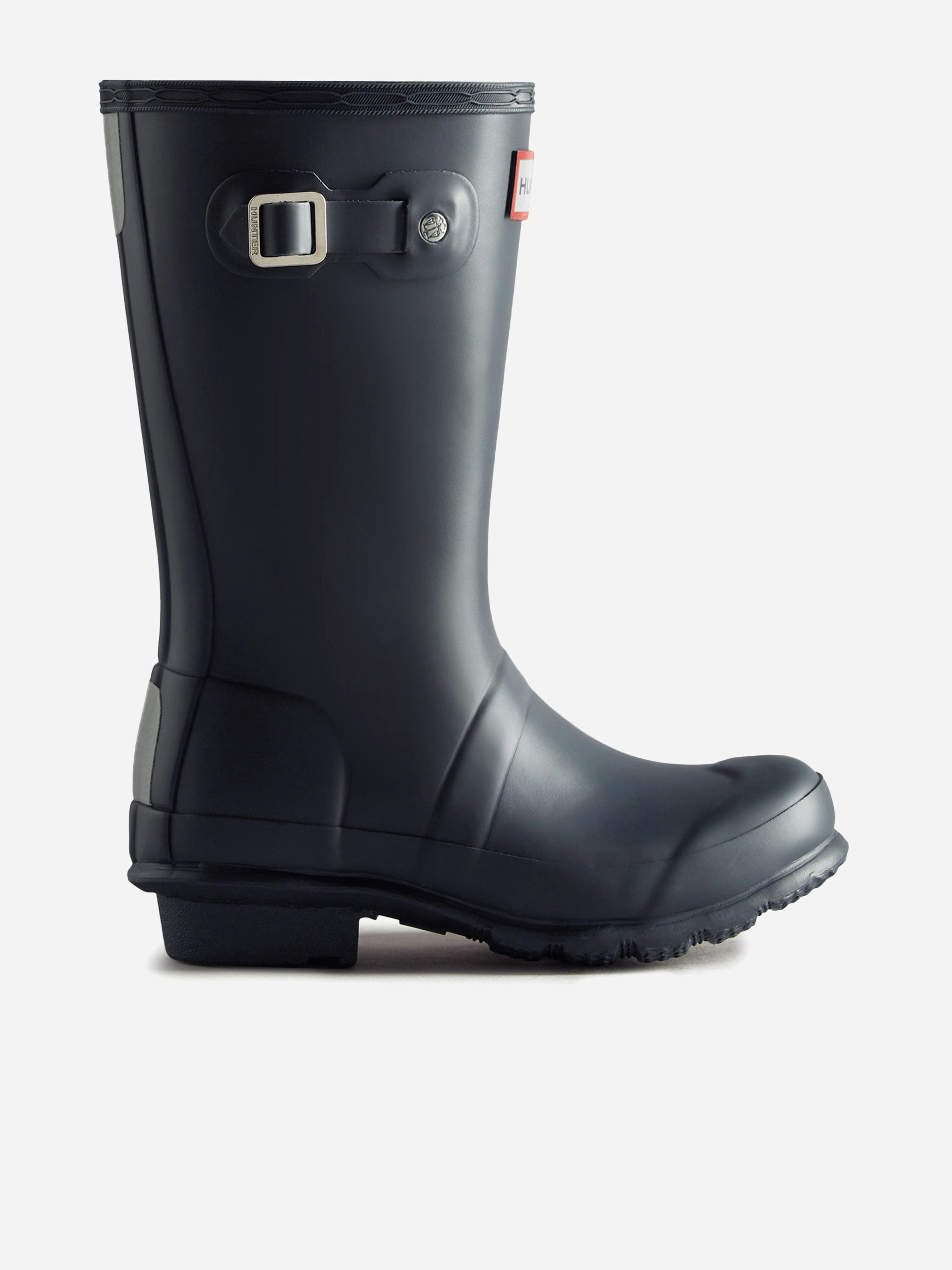 Hunter Unisex Kids Kids Original Wellington Boots In Navy - Navy - Eu 37 Uk 4