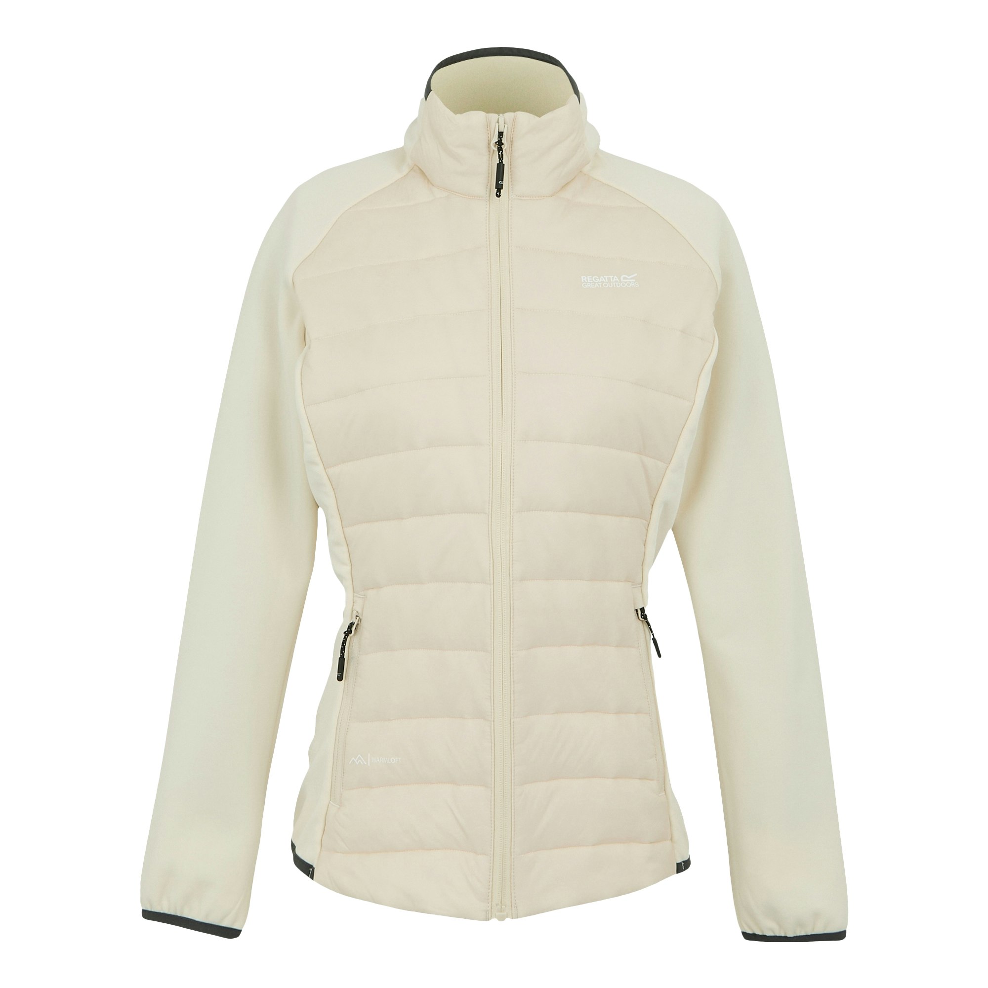 Regatta Women's Light/Grey / Clumber V Hybrid Jacket - Vanilla/Seal - Vanilla/Seal - Size 18 Uk
