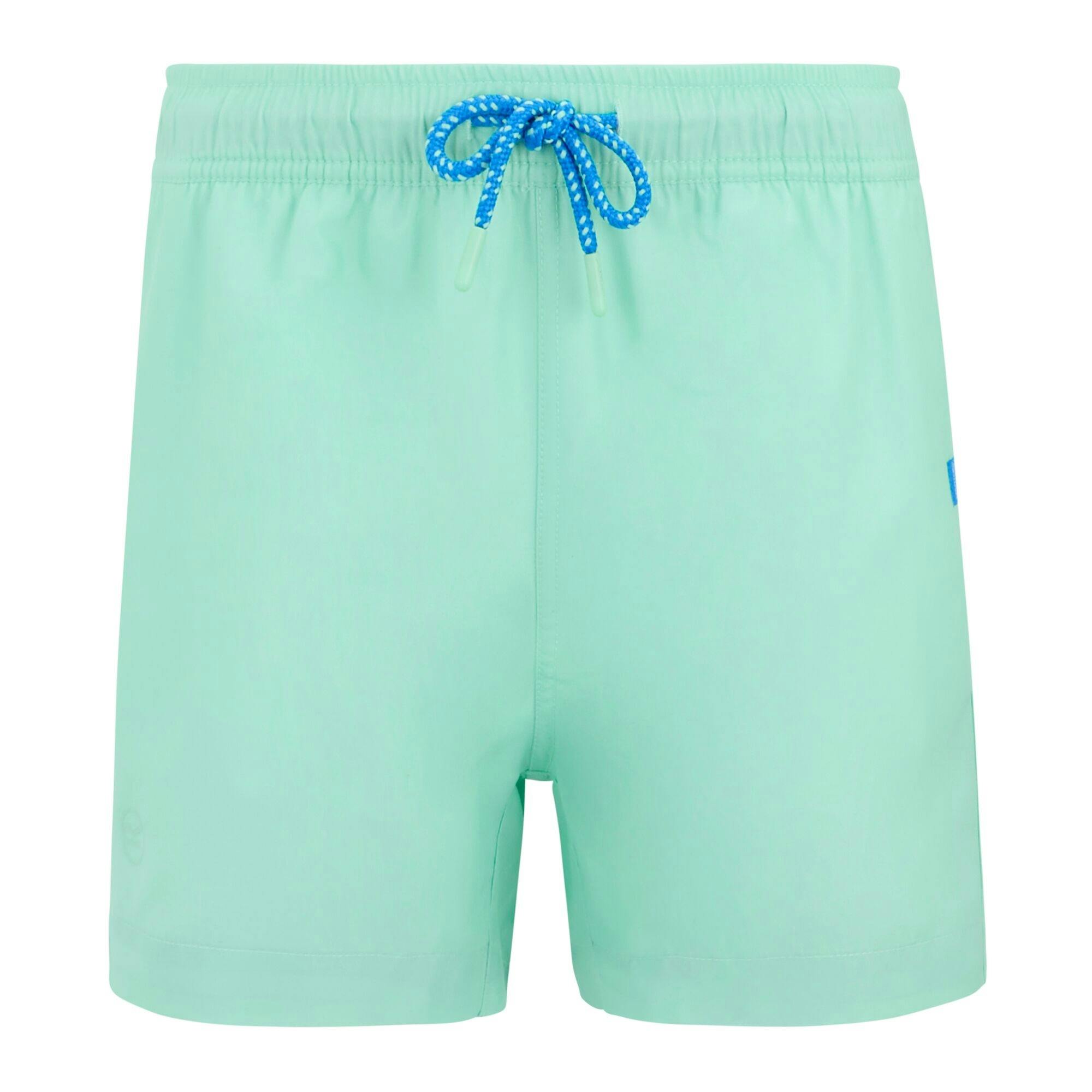 Regatta Boys Swim Shorts - Polyester - Ice Green Sonic Blue - Size: 5-6 years - Image 3