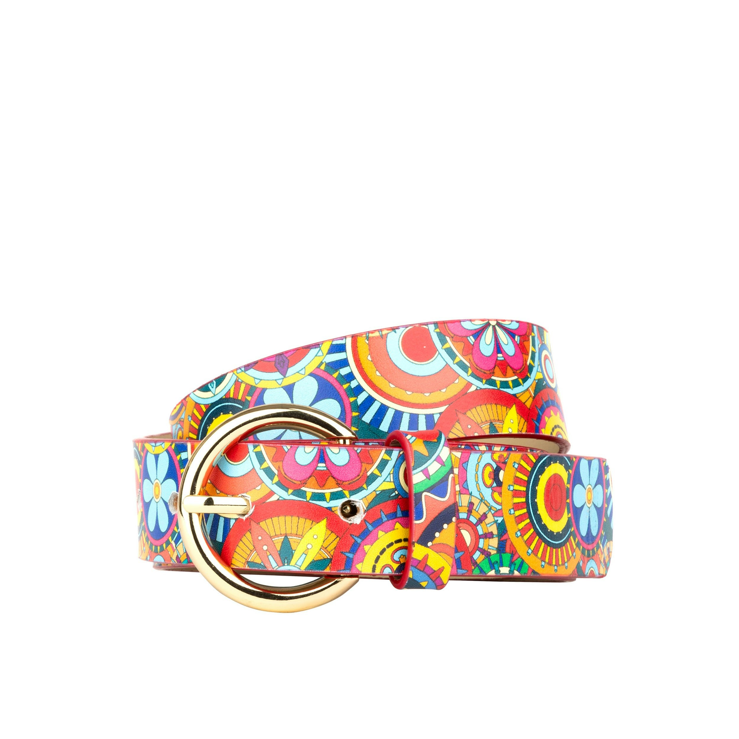 Embassy London Women's Emma - Signature Print - Italian Leather Belt In Signature Print - 38In/100Cm