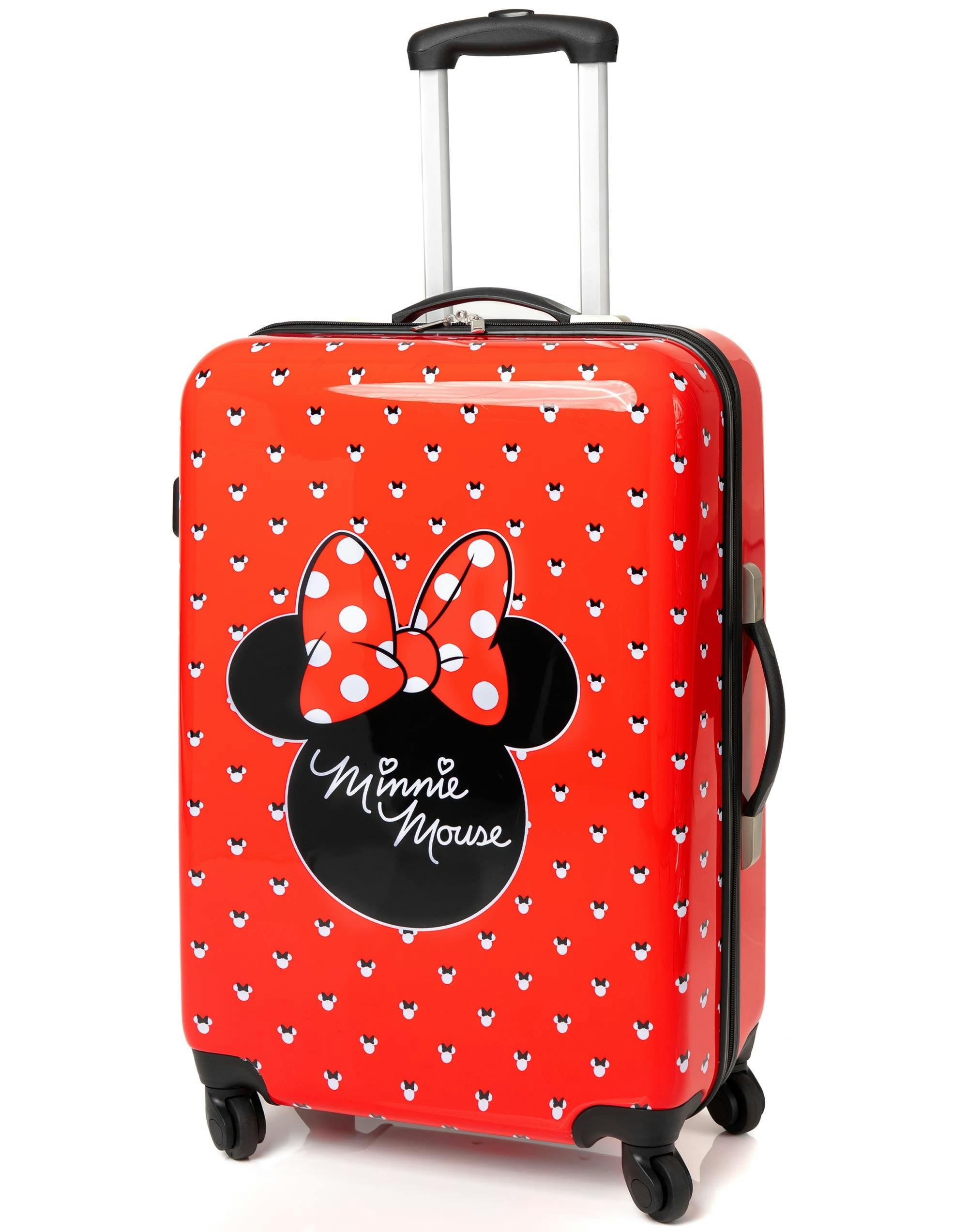 Vanilla Underground Women's Red Disney Minnie Mouse Small Suitcase - Medium