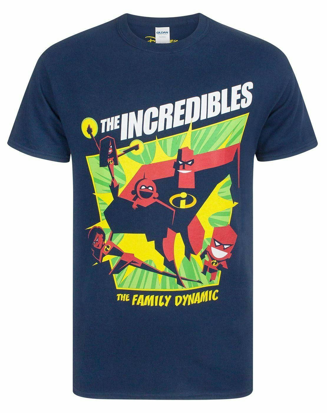 Vanilla Underground Men's Blue Disney The Incredibles Short Sleeved T-Shirt - X-Large