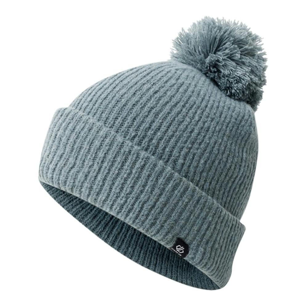 Dare 2B Women's Grey Pom Pom Beanie - Element - Element - One Size - 72% Acrylic/25% Recycled Polyamide/3% Elastane