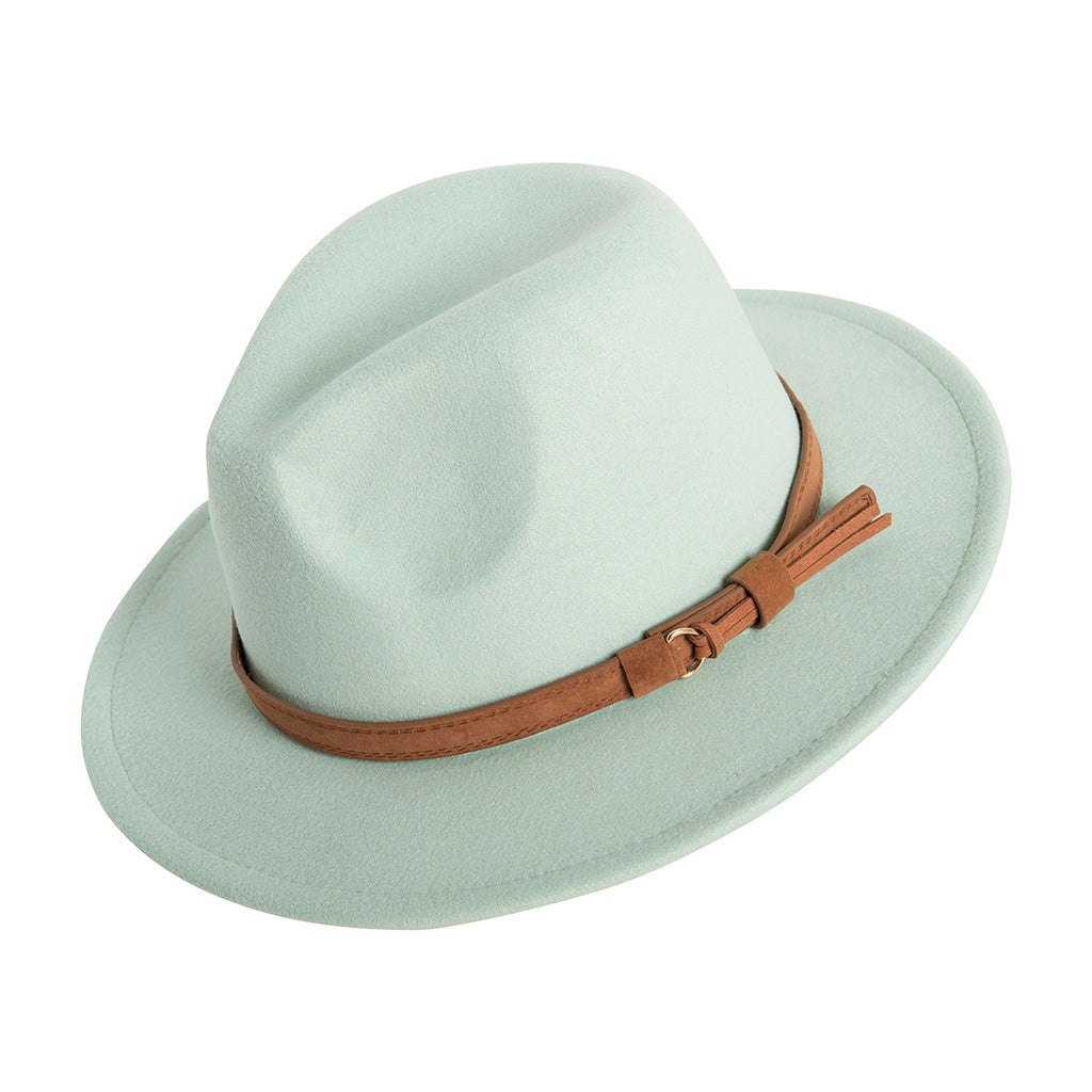 Heritage Traditions Classic Colour Felt Fedora - Laurel Felt