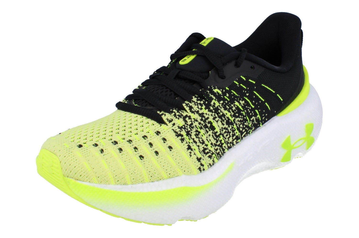 Under Armour Women's Black/Yellow/Light Infinite Elite 3027199 004 - Uk 6 | Us 8.5 | Eu 40