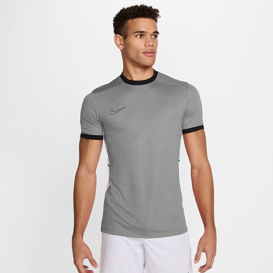 Nike Academy 25 Ss Training Shirt Grey/Black/White - Image 3