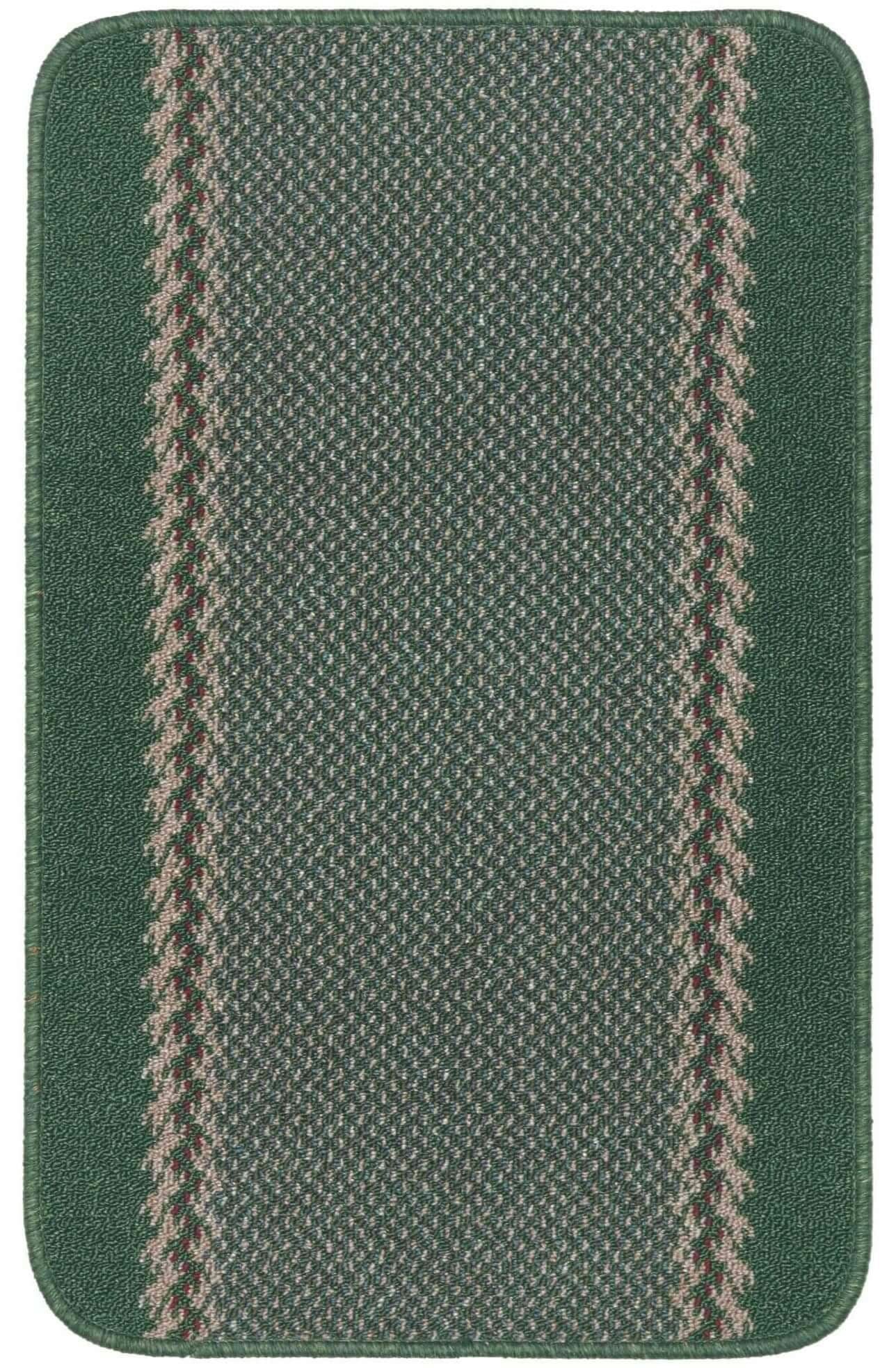 Washamat Kilkis Mat Green 80 x 50cm - Polypropylene Pile - Slip Resistant Backing - Image 2