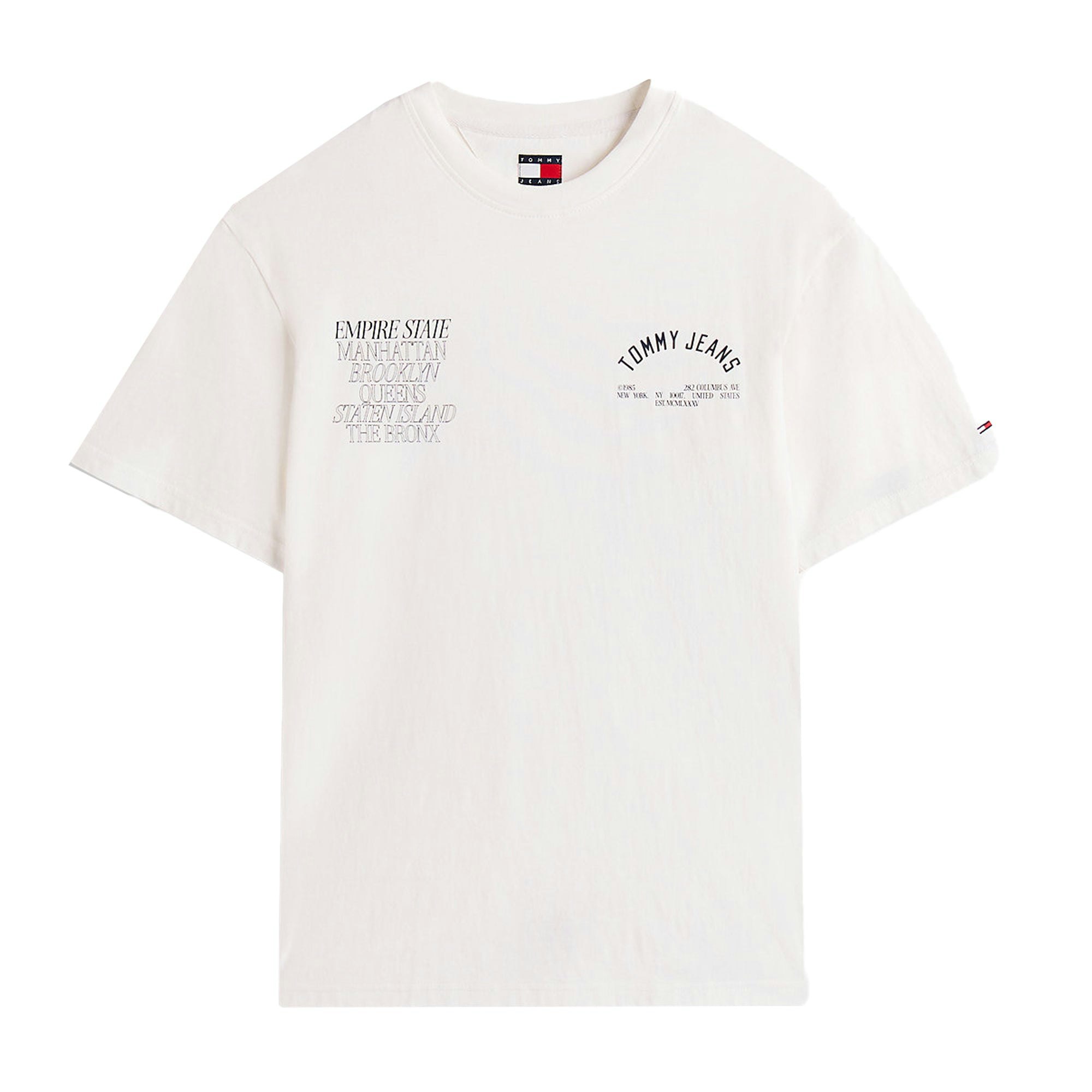Tommy Hilfiger Tommy Jeans Graphic Boroughs T-Shirt Ecru - M