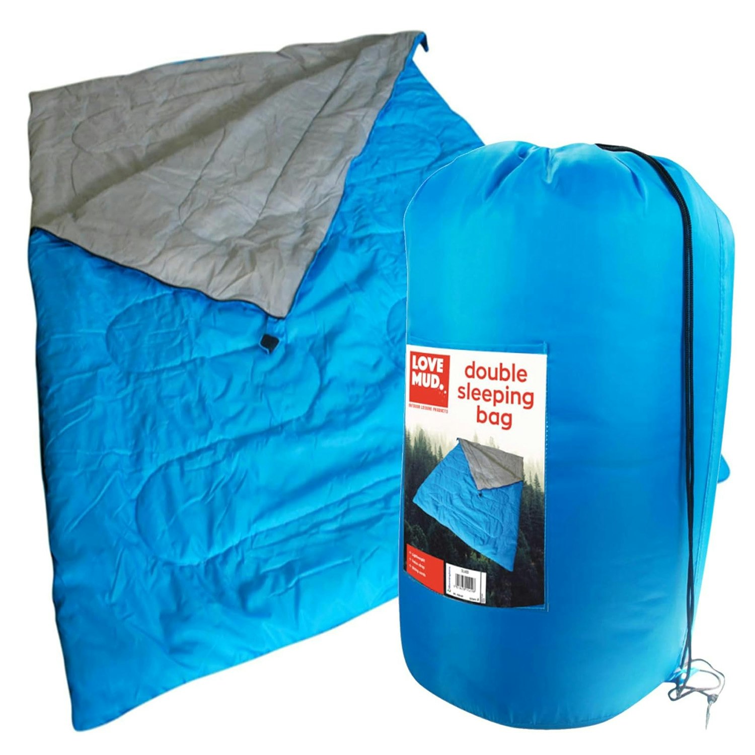 Storm Trading Group Outdoor Sleeping Bag With Carry Bag Ideal For Camping - Double Sleeping Bag