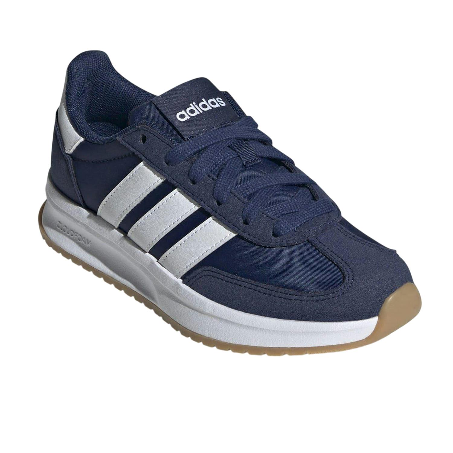 Adidas Men's Blue/White Run 70S 2.0 Textile Low Trainers - 5 Uk - 100% Mixed