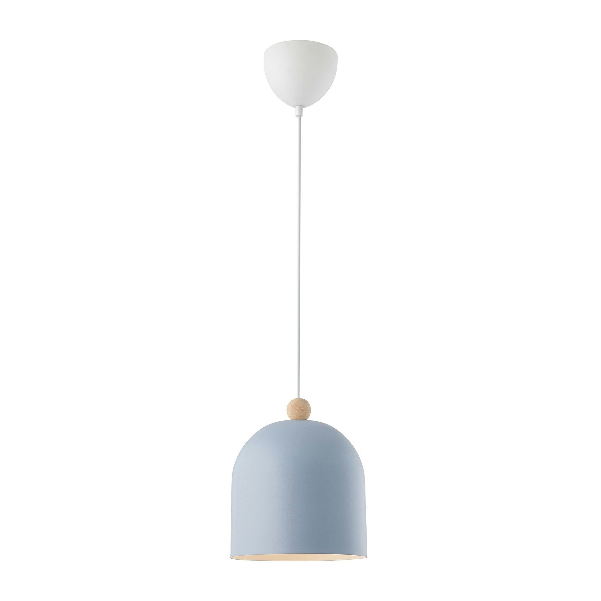 Nordlux Unisex Blue Gaston Pendant Light Metal Bedroom E27 Mains 20Cm - Image 2