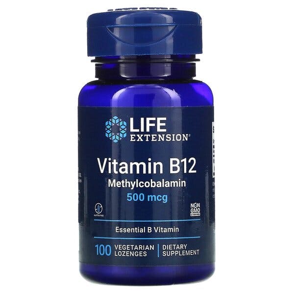 Life Extension (100 Lozenges) Vitamin B12, 500Mcg - 100 Lozenges - Image 6