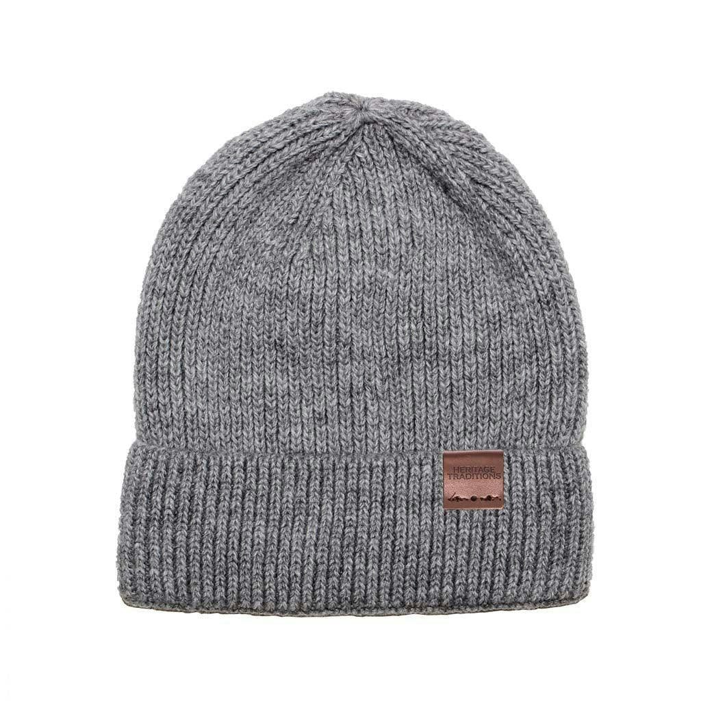 Heritage Traditions Grey Billy Fisherman Rib Beanie - Marl