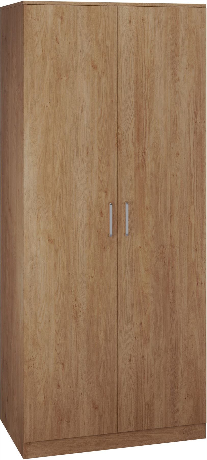 Seconique Unisex Light Oak Dakotia Door Wardrobe In Size 2 - Image 6