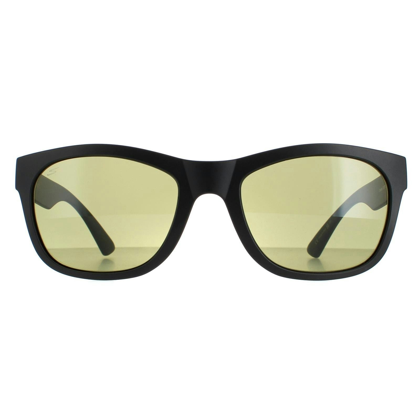 Serengeti Unisex Black Chandler Matte Sunglasses