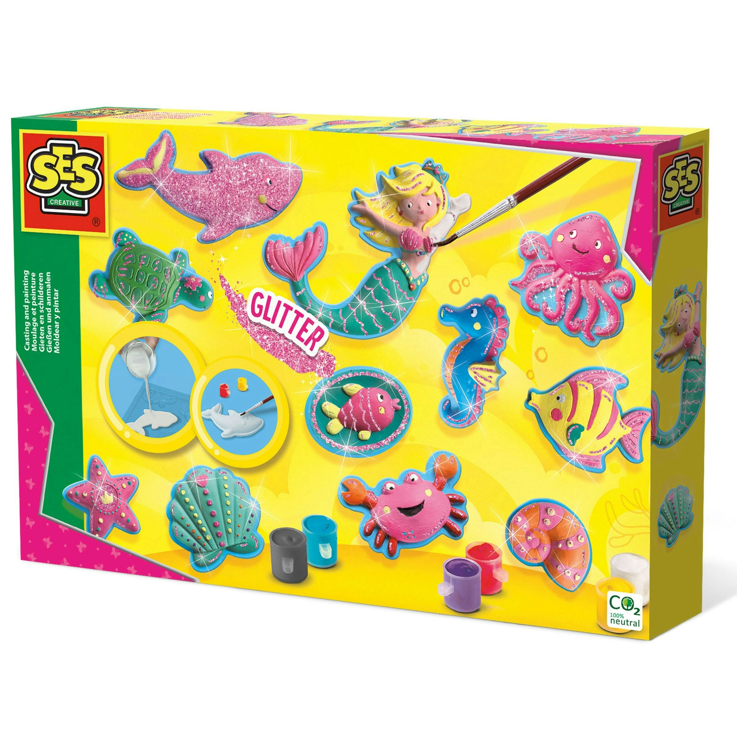 Ses Creative Pink Casting And Painting - Ocean Figures