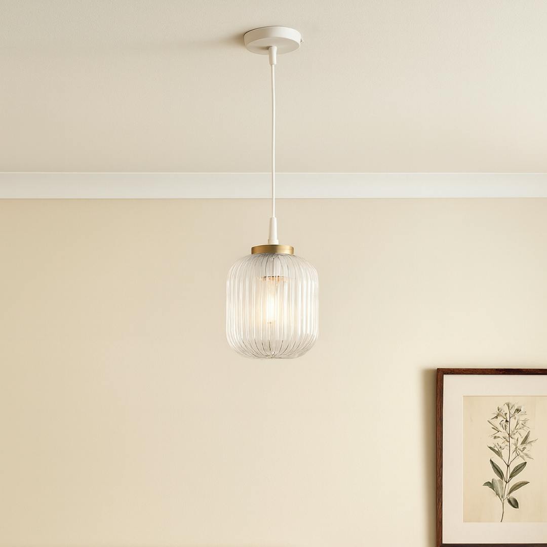 Pagazzi Lighting Light Pagazzi Ing Riva Antique Brass Easy-Fit Pendant