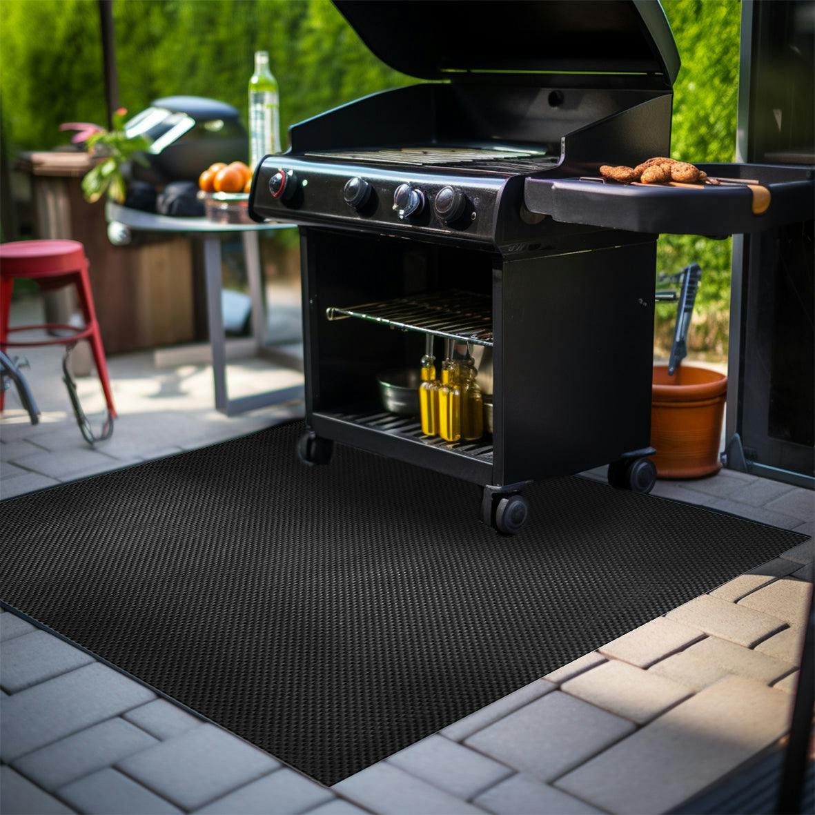 Nicoman Bbq Floor Protection Mat - 150Cm X 90Cm
